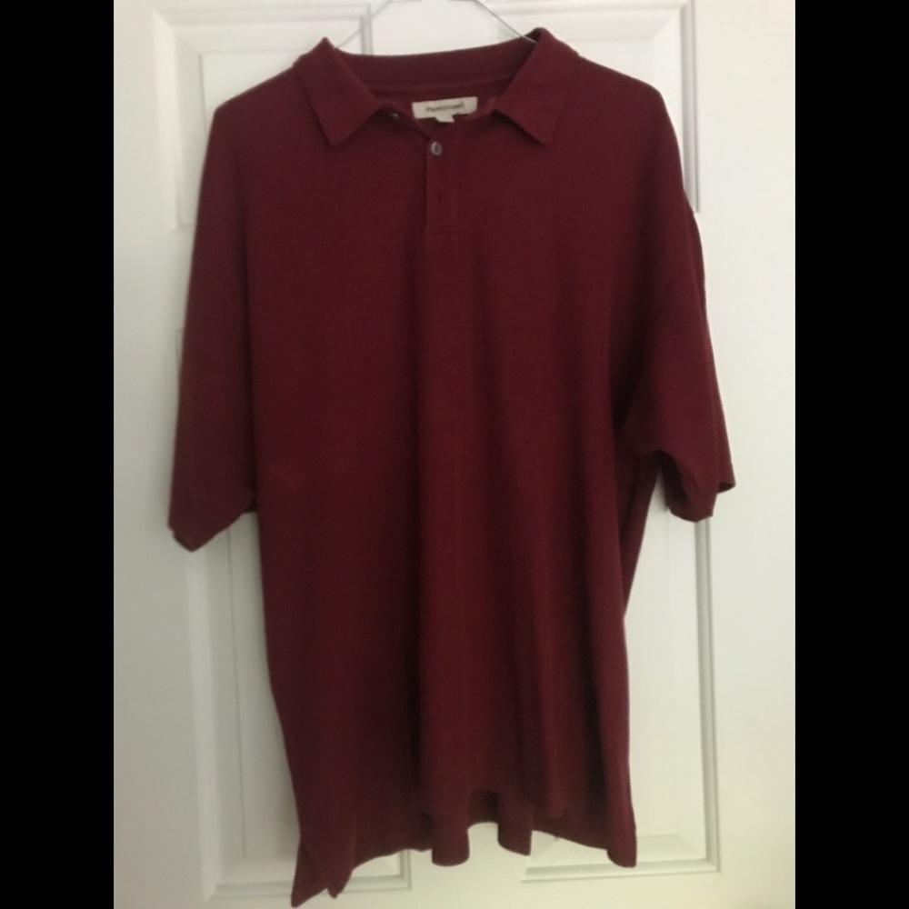 Men’s silk dress polo shirt